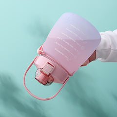 1300ml Large Capacity Water Cup Gradient Bottle For Sports Fitness
