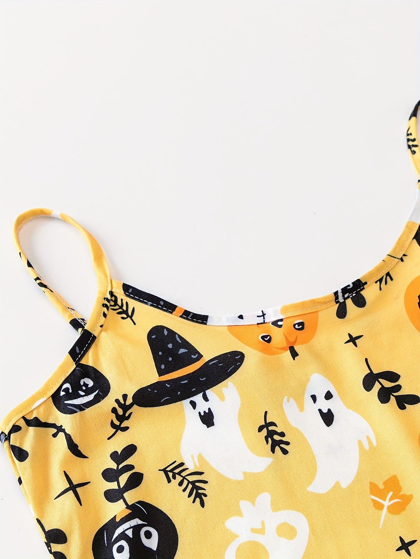 Skull Print Halloween Pajama Set Women's Sleepwear