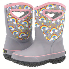 Space Planet Print Rain Boots Non Slip Waterproof Short Boots