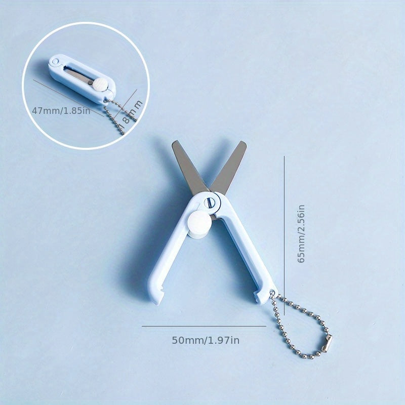 Portable Mini Scissors for Crafts Paper Cutting Travel Safe Art Supplies