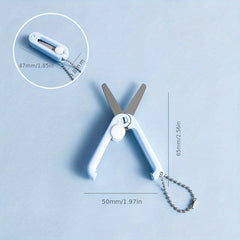 Portable Mini Scissors for Crafts Paper Cutting Travel Safe Art Supplies