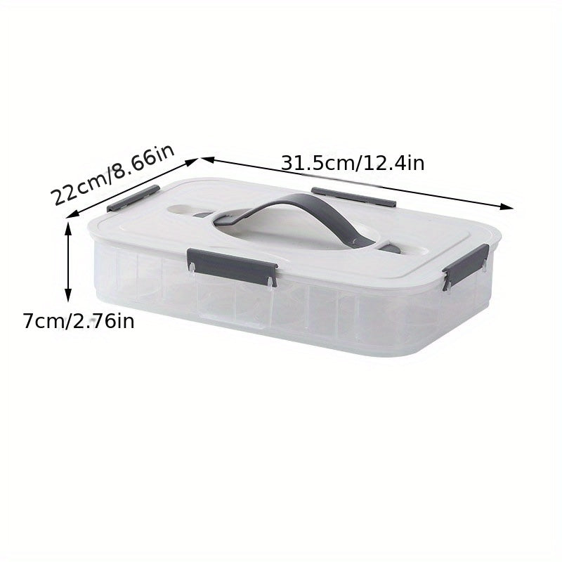 Egg Storage Box for Kitchen Leak Proof Reusable Shockproof Shatterproof