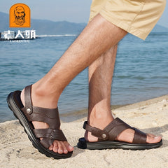 LAORENTOU Men's Wear resistant Sandals Quick Drying Comfy Slides