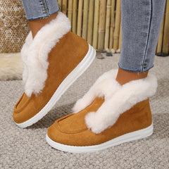 Women's Non slip Thickened Snow Boots Warm Thick Bottom Shoes