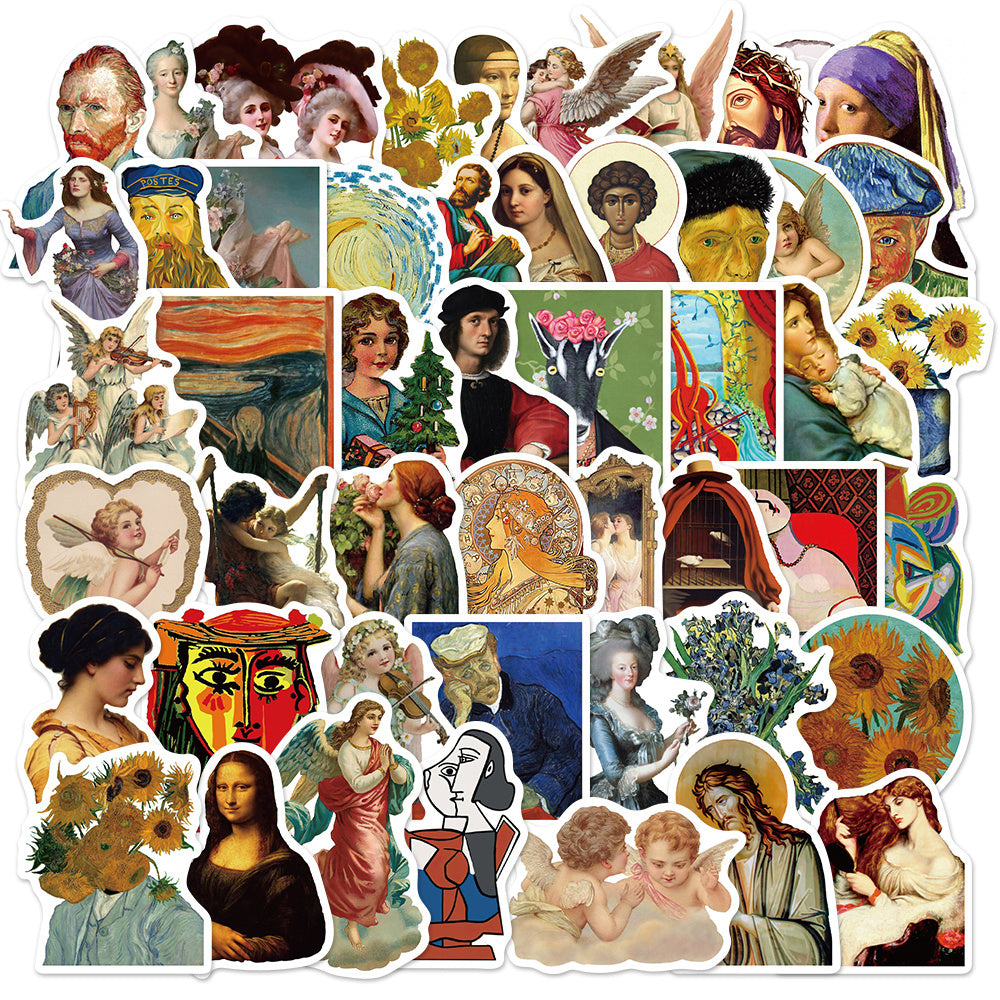 50pcs Graffiti Sticker for Laptop PC Moto Helmet DIY Waterproof
