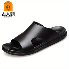 LAORENTOU Men's Non Slip Sandals Comfy Beach Shoes Summer