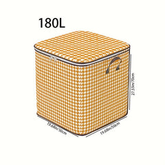 Orange Large Capacity Clothing Storage Bag Foldable Dustproof Bag