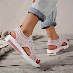 Women's Breathable Mesh Sport Sandals Non slip Outdoor Sandals