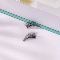 7 Pairs Transparent Terrier Faux Mink Natural COS Eyelashes