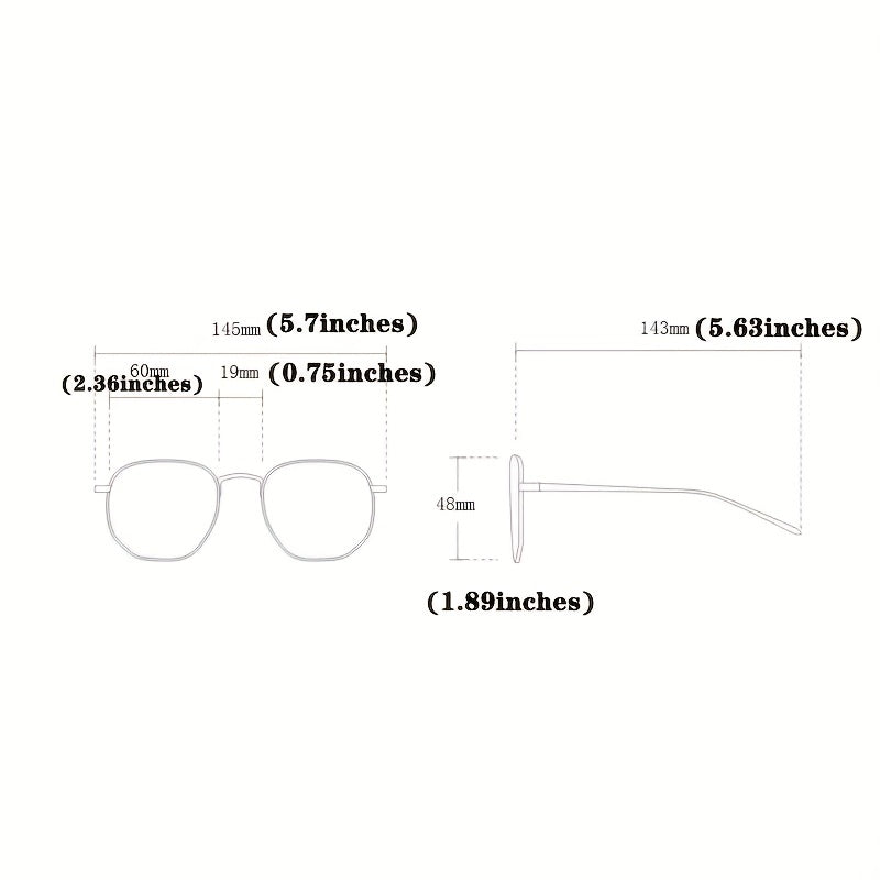 Square Sunglasses UV400 Sun Shades Glasses for Driving