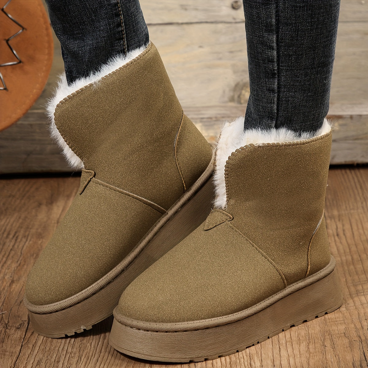 Women's Snow Boots Non-slip Thickened Warm Comfortable Thick Bottom