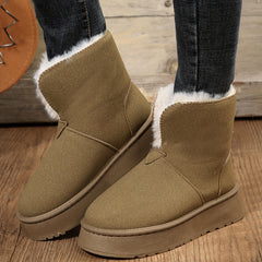 Women's Snow Boots Non-slip Thickened Warm Comfortable Thick Bottom