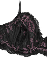 Women's Lace Breathable Steel Ring Underwear Bra