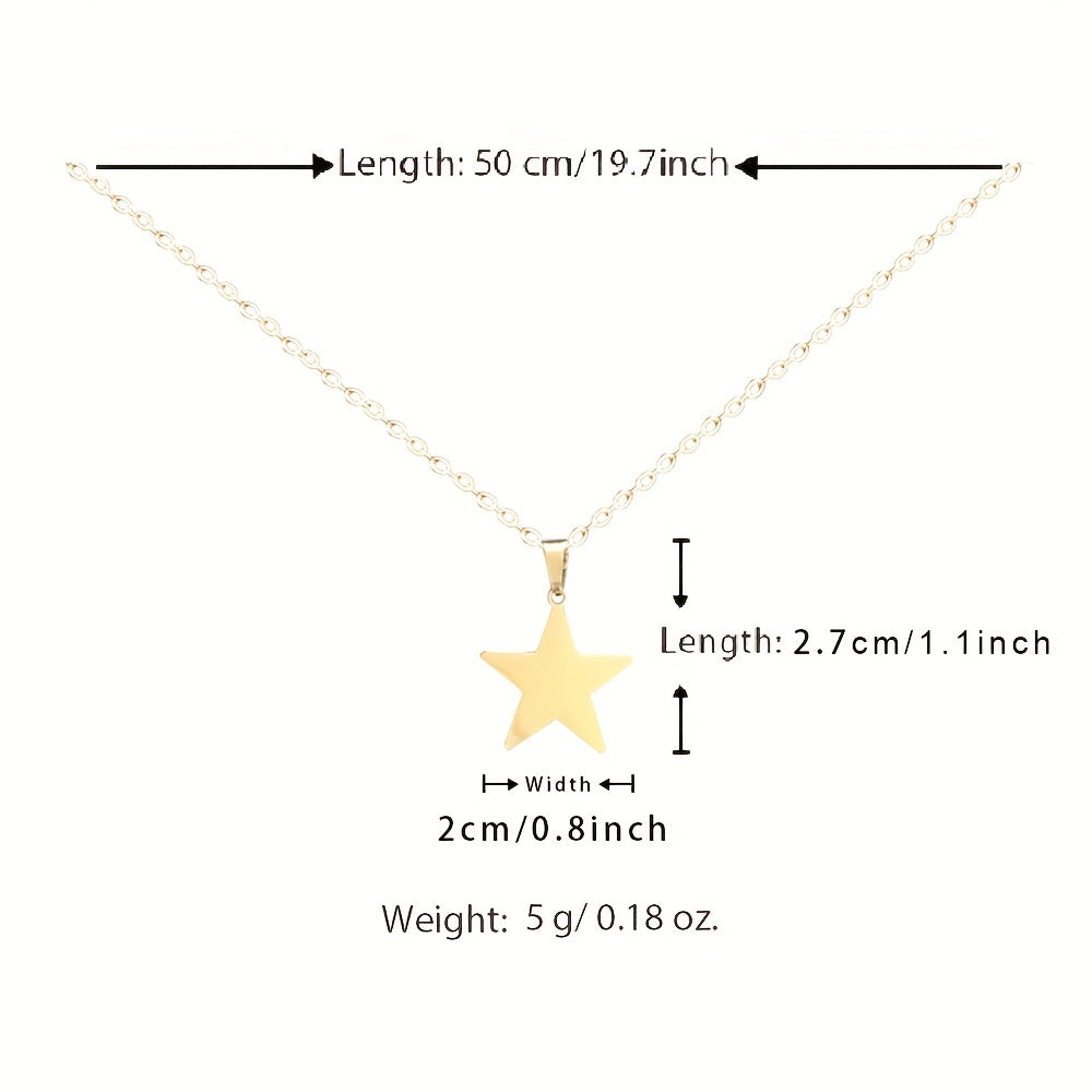 Girls' Stars Necklace Fairy Lucky Symbol Blessing Jewelry
