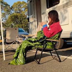 Double Layer Emergency Sleeping Bag with Nylon Storage Bag