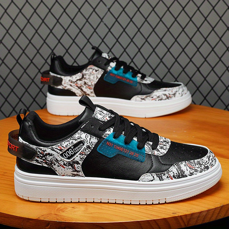 Anime Print Skate Shoes Non Slip Sneakers for Men