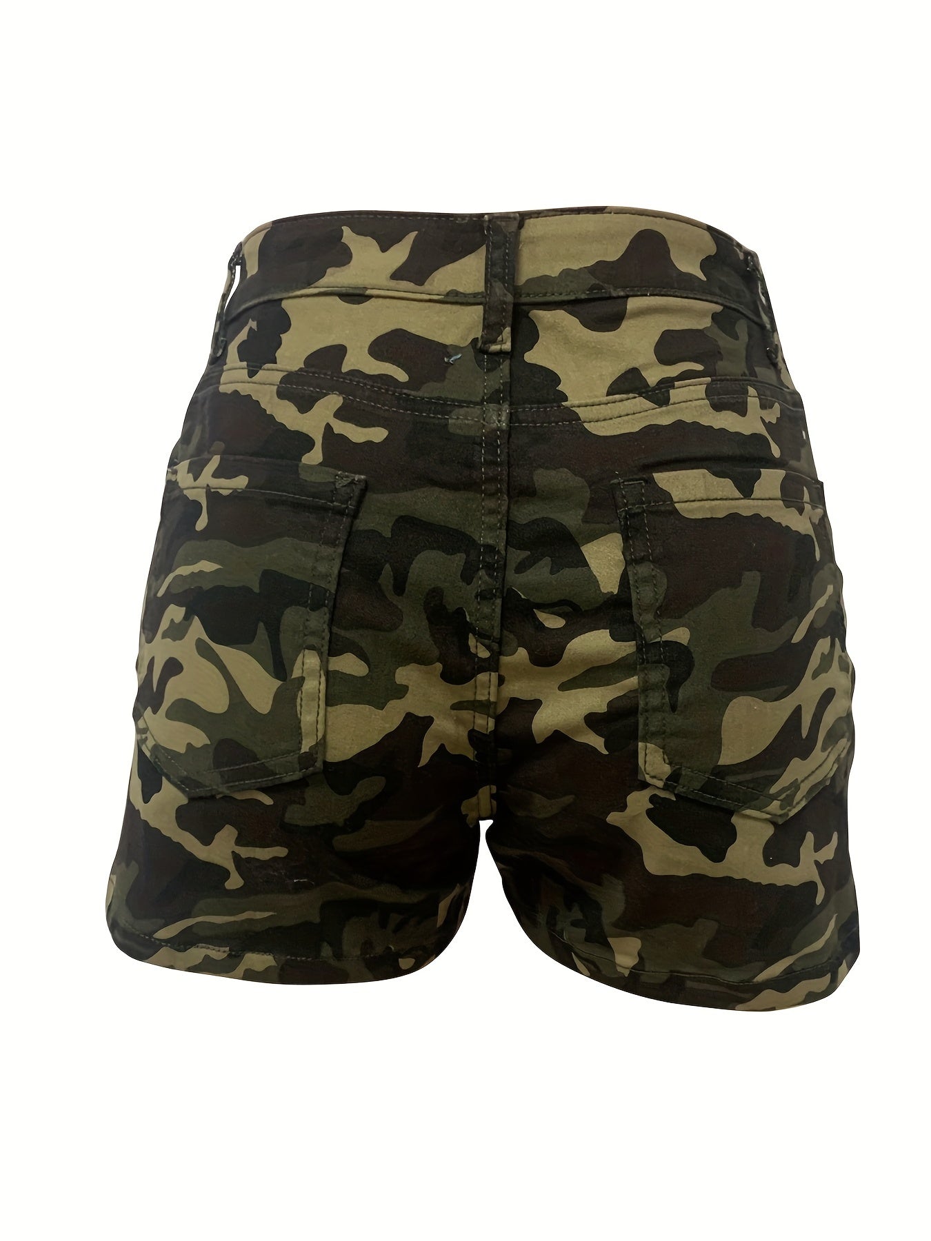 Camouflage Print Summer Shorts Casual Women's Clothing