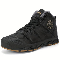 Men's Snow Boots Winter Thermal Shoes Windproof Hiking Boots