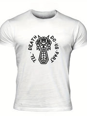 Men's Death Do Us Part Tee Shirt, Crew Neck, Casual Fit