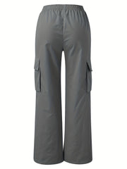 Wide Leg Cargo Pants for Women