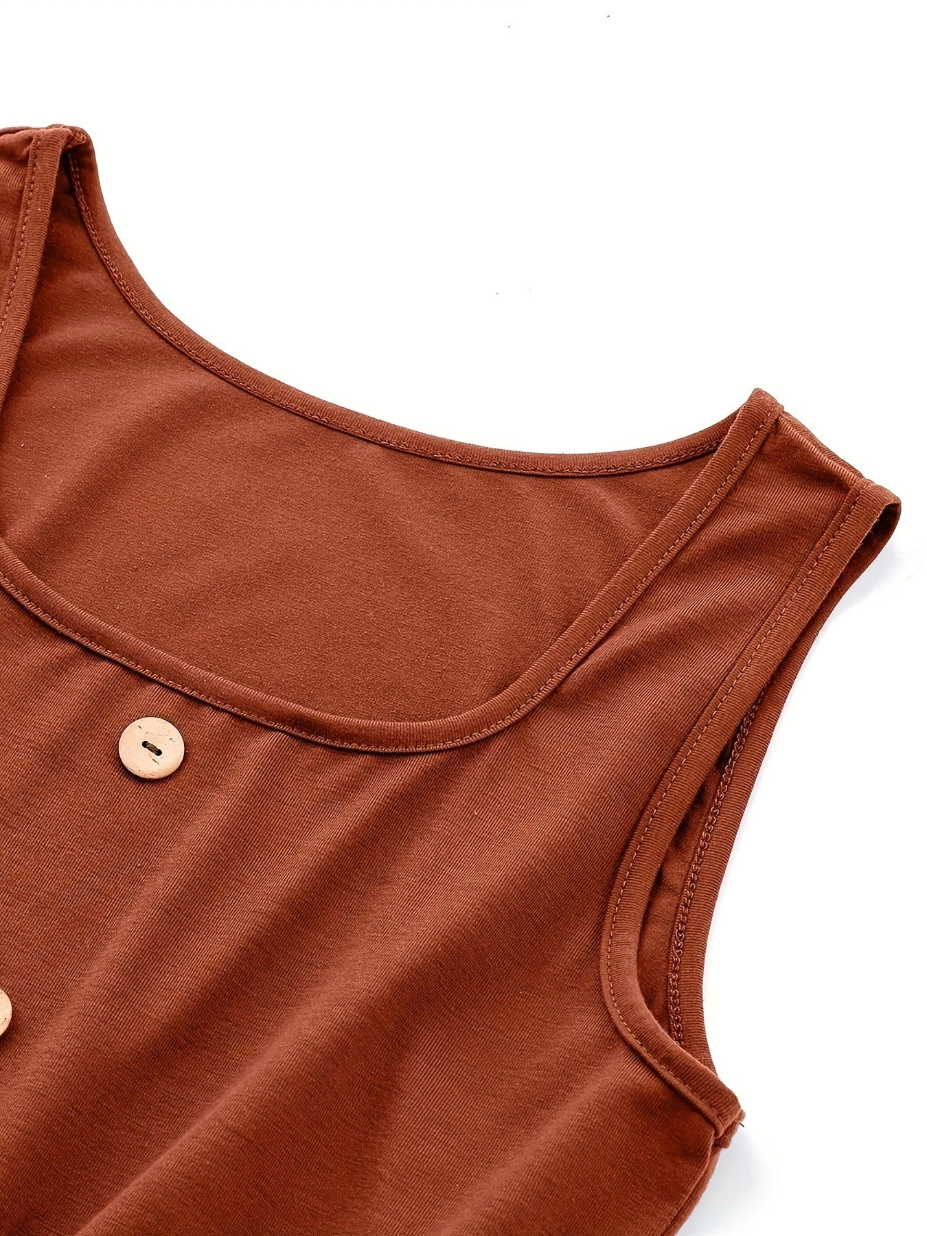 Square Neck Romper Casual Jumpsuit