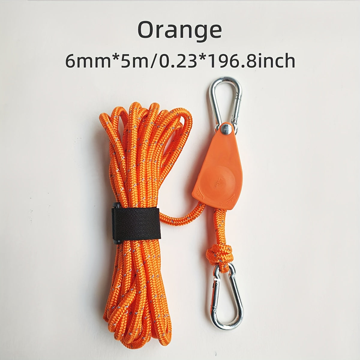 6mm Diameter 5m Long Pulley Adjust Wind Rope for Tent & Canopy