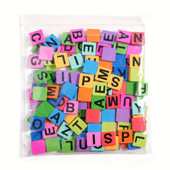 Colorful Wooden Alphabet Blocks Rainbow Educational Toy for Kids