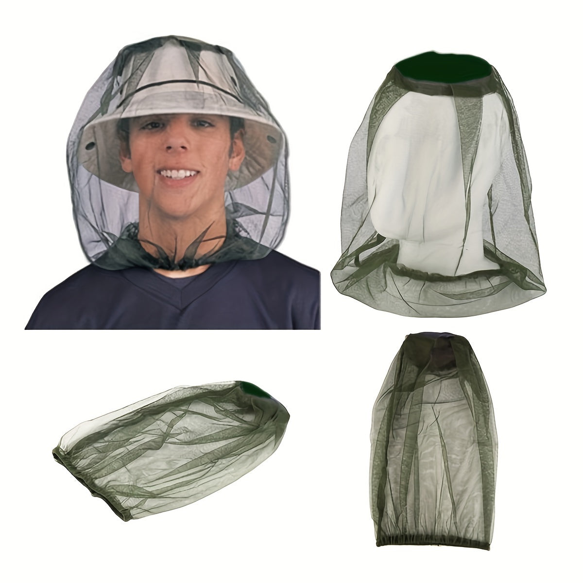 Night Fishing Net Hat Anti-mosquito Insect-proof Face Cover
