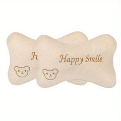 Bear Pattern Car Headrest Pillow Soft Travel Pillow