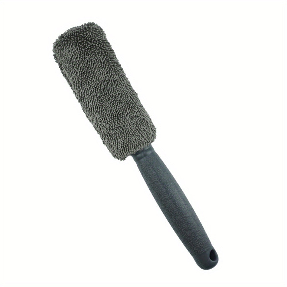 Portable Car Wash Brush Plastic Handle Wheel Cleaning Tool
