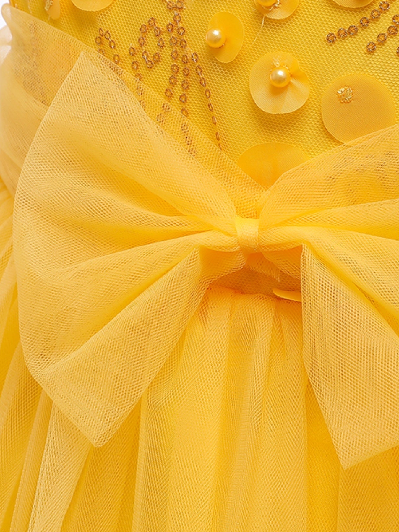 Girls Princess Dress Bow Sequin Tulle Tutu Dress Wedding Flower Girls
