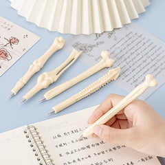 5Pcs Bone Shape Ballpoint Pen Set School Office Writing Supplies Gift Stationery