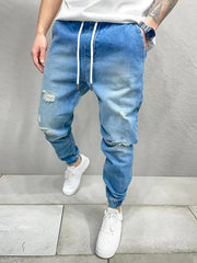 Men's Loose Cotton Jogger Jeans