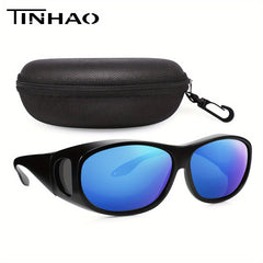 TINHAO Polarized Men's Sunglasses Fits Over Prescription Glasses