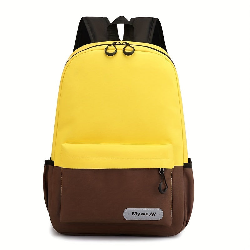 Unique Contrast Children's Backpack for Kindergarten Students