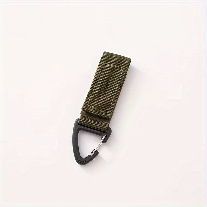 Nylon Webbing Buckle Backpack Hanging Keychain Outdoor Camping