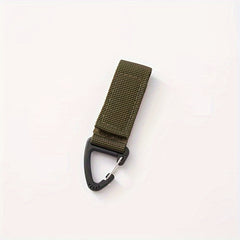 Nylon Webbing Buckle Backpack Hanging Keychain Outdoor Camping