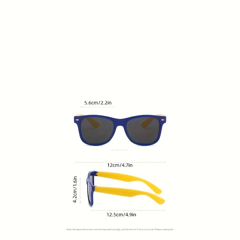 Cartoon Block Sunglasses UV Protection for Kids