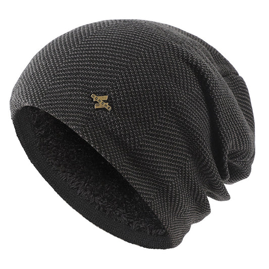 Men's Thermal Knitted Hat Winter Hair Protection