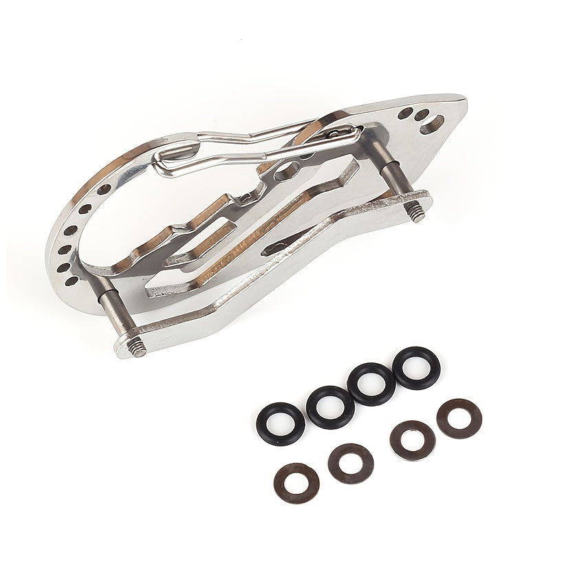 Stainless Steel Carabiner Key Clip for Outdoor Adventures