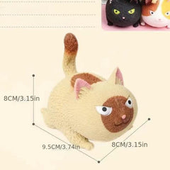 Decompression Toy Pinch Angry Cat Vent Toy Soft Cat