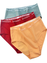 3pcs High Waist Letter Briefs Intimates Panties Women's Lingerie