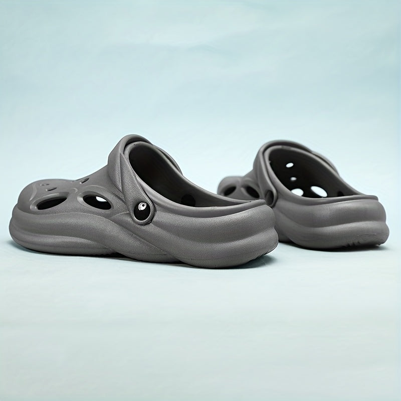 Men's Lightweight Comfy Clogs Hollow Out Non Slip Garden Shoes