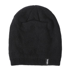 Men's Winter SPORT Plus Fleece Beanie Ear Protection Knitted Hat