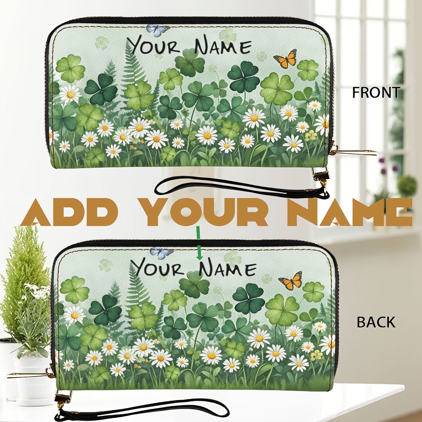 Clover Floral Women's Wallet