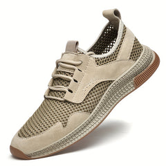 Men's Slip On Athletic Shoes with Shoelaces