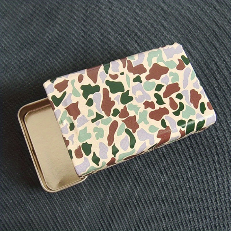 Square Iron Cigarette Box 20 Pack Clip For Men