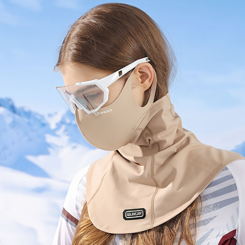 Women's Ski Mask Scarf Warm Velvet Windproof Waterproof