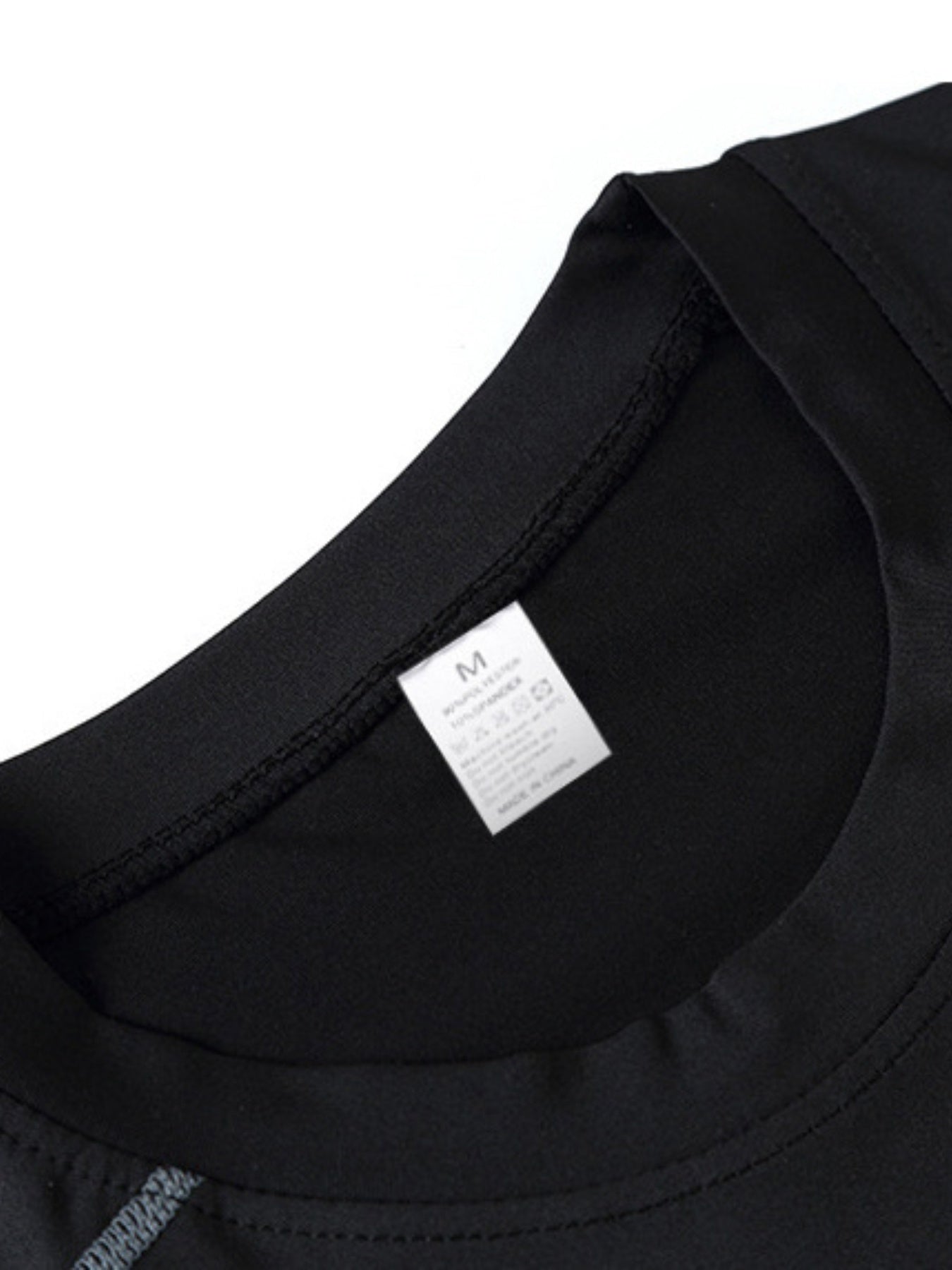 Men's Quick Drying Long Sleeve Shirt - High Stretch Crew Neck Undershirts
