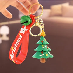 Santa Claus Bell Keychain - Christmas Pendant Gift